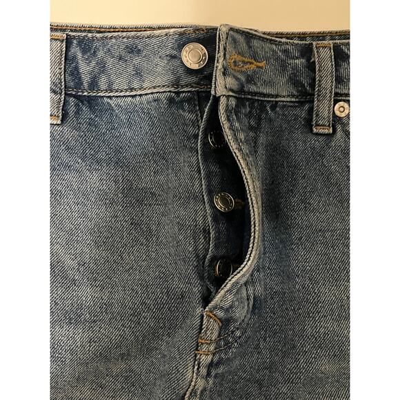 Topman Mens Slim Denim Shorts 8” - Picture 5 of 9